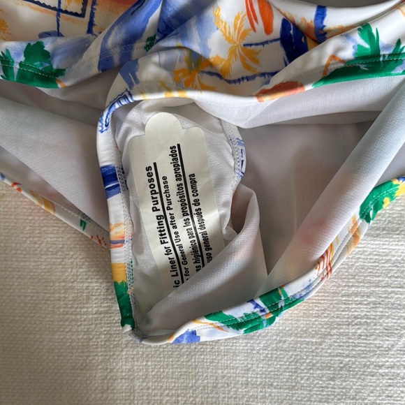 Time and Tru Tropical Print Bikini Bottom - Picture 4 of 4